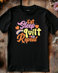 Eat Sleep Quilt Repeat T-Shirt, Funny Quilting Shirt, Quilter Gift Tee, Eat Sleep Gym Repeat Shirt, Gym Slogan Tee, Gift for Gym Lover