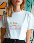 Graphic Designer T-Shirt, Creative Work Lettering Tee, Digital Artist Shirt, Designer Gift, Typography Art Tee