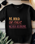 Graphic Designer T-Shirt, Creative Work Lettering Tee, Digital Artist Shirt, Designer Gift, Typography Art Tee