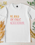 Graphic Designer T-Shirt, Creative Work Lettering Tee, Digital Artist Shirt, Designer Gift, Typography Art Tee