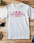 Happy mothers day hearts, Mothers Day T-shirt, Mothers Day T-shirt, Cute Mothers Day shirt, Mothers Day shirt, Shirt for Mom