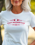 Happy mothers day hearts, Mothers Day T-shirt, Mothers Day T-shirt, Cute Mothers Day shirt, Mothers Day shirt, Shirt for Mom