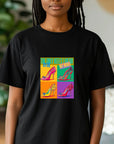 Fashion High Heels Print T-shirt, Fashion Design T-shirt, High Heels Lovers T-shirt, Womens T-shirt, T-shirt Design, Ultra Cotton T-shirt