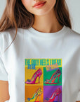 Fashion High Heels Print T-shirt, Fashion Design T-shirt, High Heels Lovers T-shirt, Womens T-shirt, T-shirt Design, Ultra Cotton T-shirt