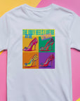 Fashion High Heels Print T-shirt, Fashion Design T-shirt, High Heels Lovers T-shirt, Womens T-shirt, T-shirt Design, Ultra Cotton T-shirt