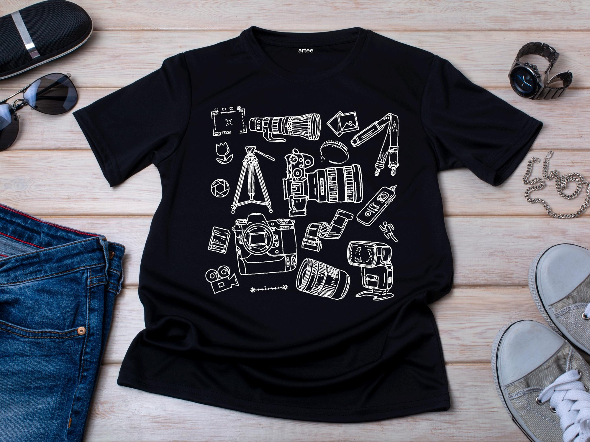 Photography T-Shirt | Camera Lovers Shirt | Photographer Gifts & Gift Ideas for Photography Enthusiasts