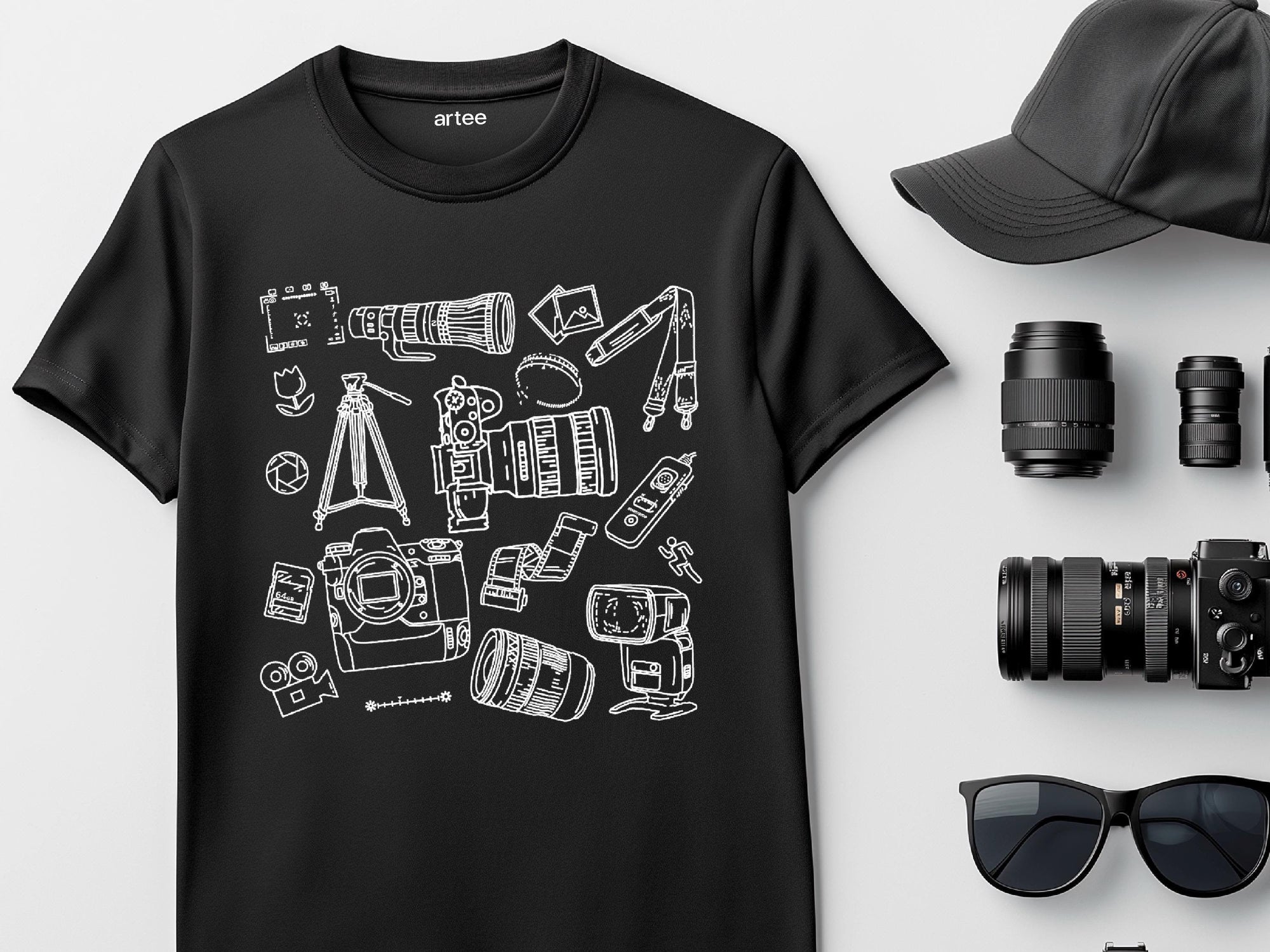Photography T-Shirt | Camera Lovers Shirt | Photographer Gifts & Gift Ideas for Photography Enthusiasts