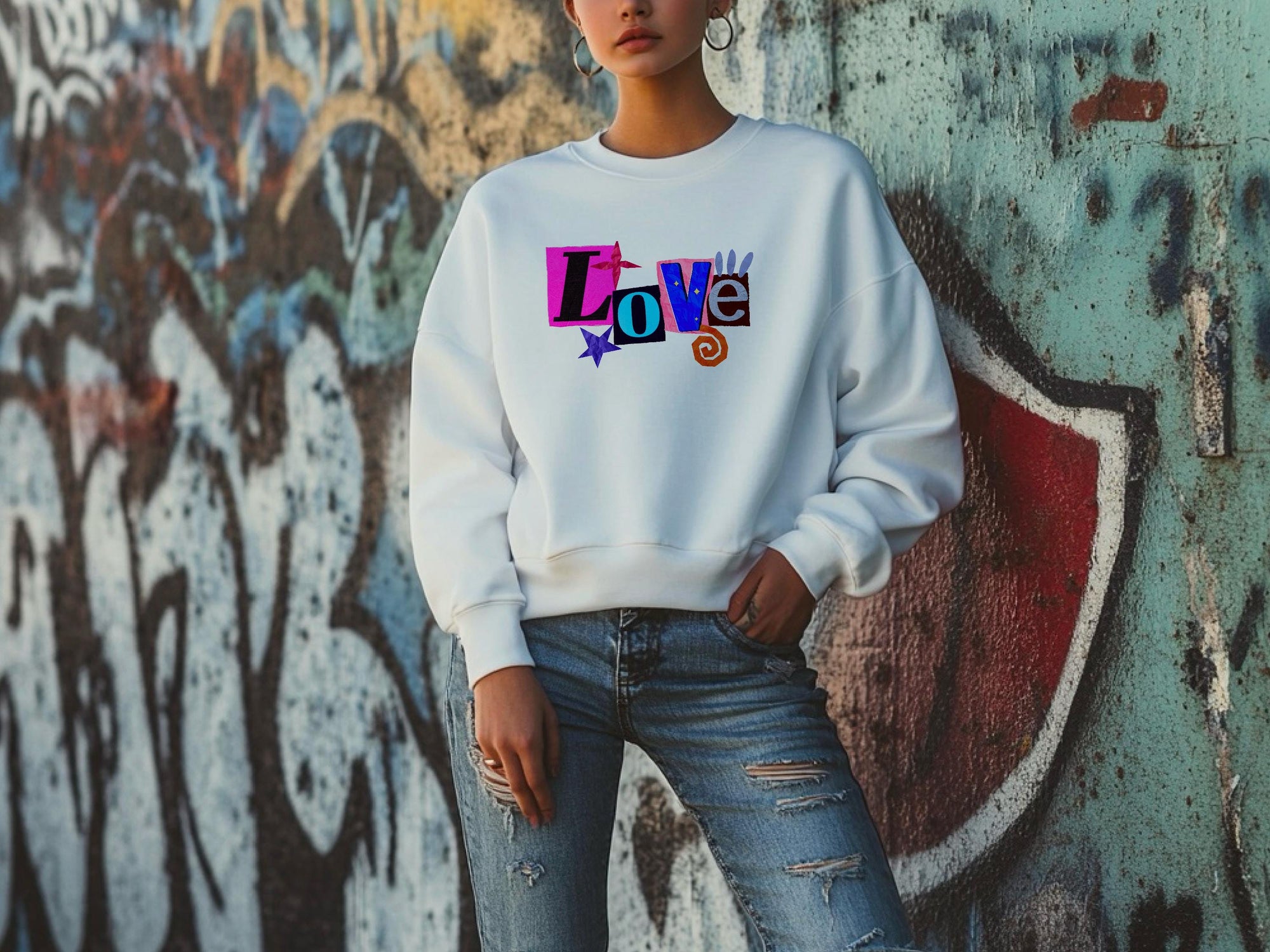 Love Sweatshirt - Cozy Valentine's Gift for Him, Gift for Her | Unique Anniversary, Romantic Apparel