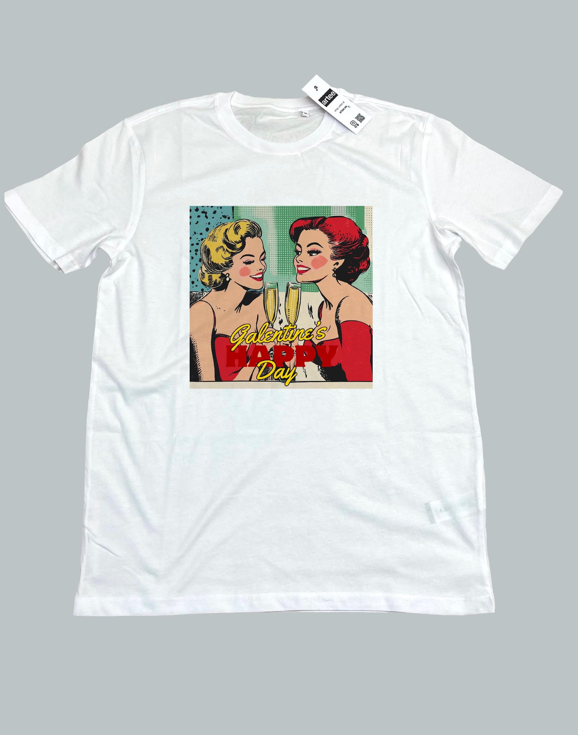 Happy Galentine's Day T-Shirt – Perfect Galentine Gift for Her or Girls’ Day Celebration