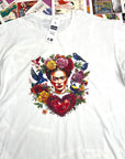 Valentine T-Shirt | Frida Kahlo Art Tee | Unique Gift for Her | Women's Cute Love Shirt for Valentine's Day