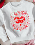 Yayoi Kusama Inspired Infinity Love Sweatshirt - Red Polka Dot Feminist Art, Perfect Valentine Gift