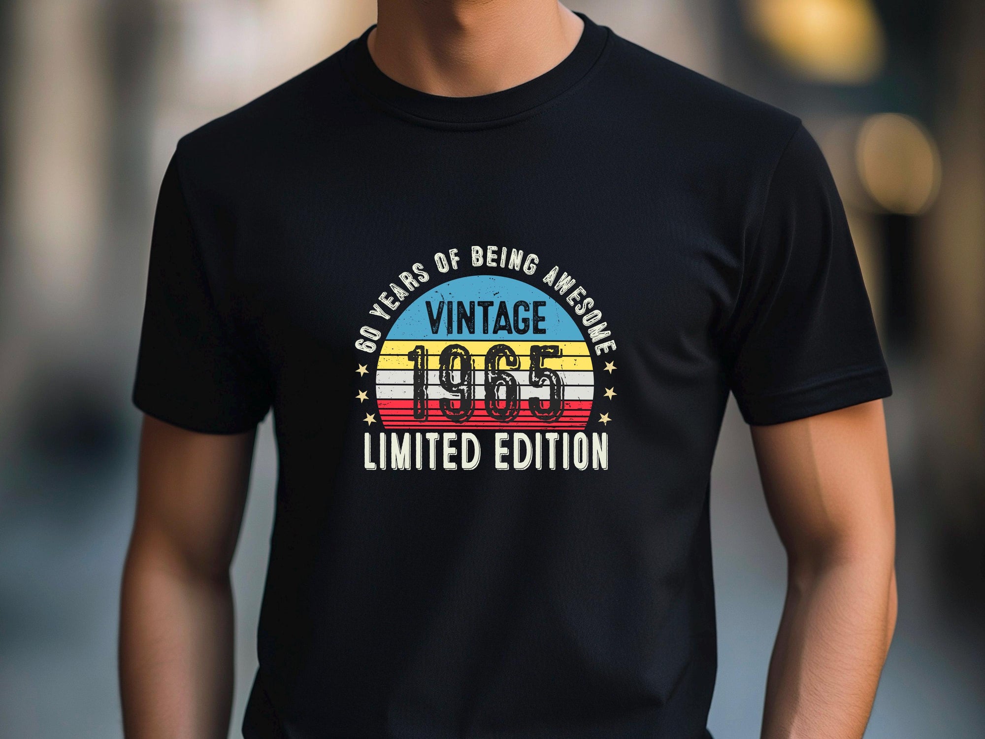 1965 60th Birthday T-Shirt | Funny 60th Gifts for Dad, Gifts for Him | Classic 60th T-Shirt for Men