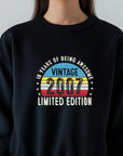 2007 18th Birthday Sweatshirt | Funny 18th Gifts for Son, Gifts for Him | Cozy 18th Sweatshirt for Men