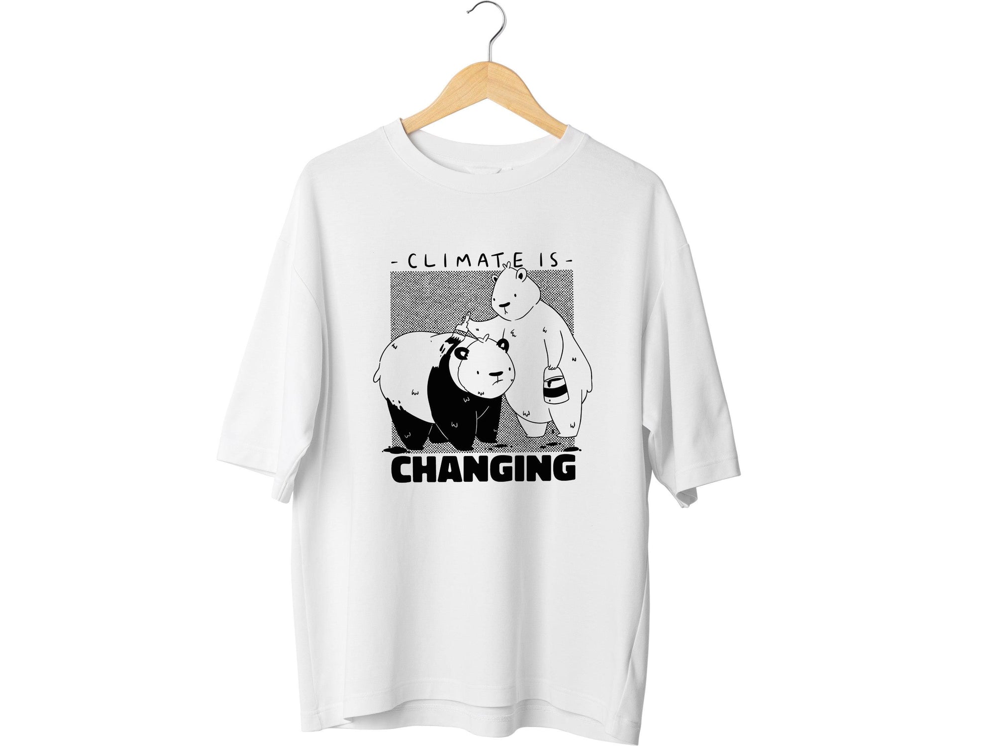 Cute Japanese Streetwear Panda T-Shirt – Panda Lover Gift, Kawaii Panda Tee