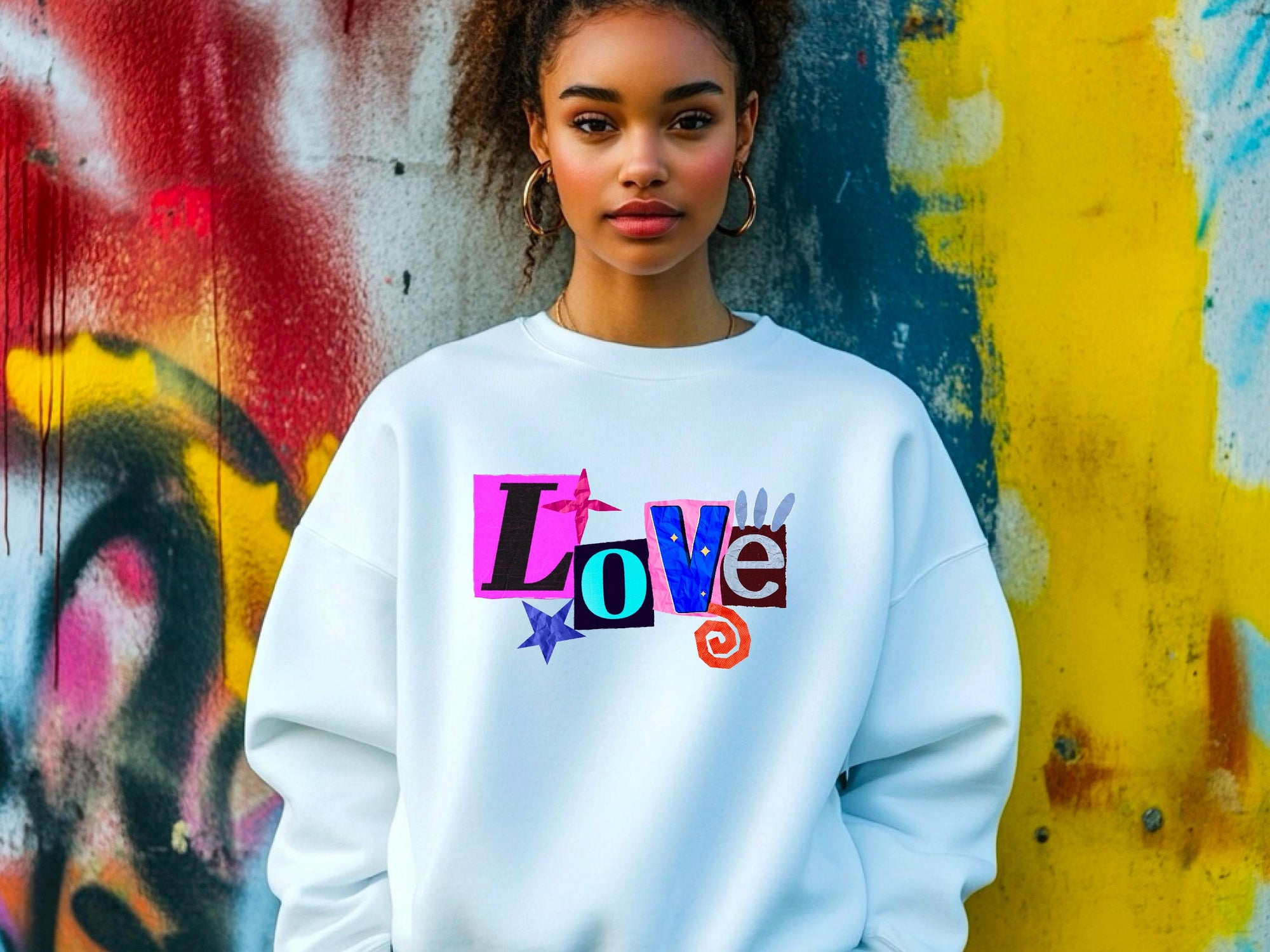 Love Sweatshirt - Cozy Valentine's Gift for Him, Gift for Her | Unique Anniversary, Romantic Apparel