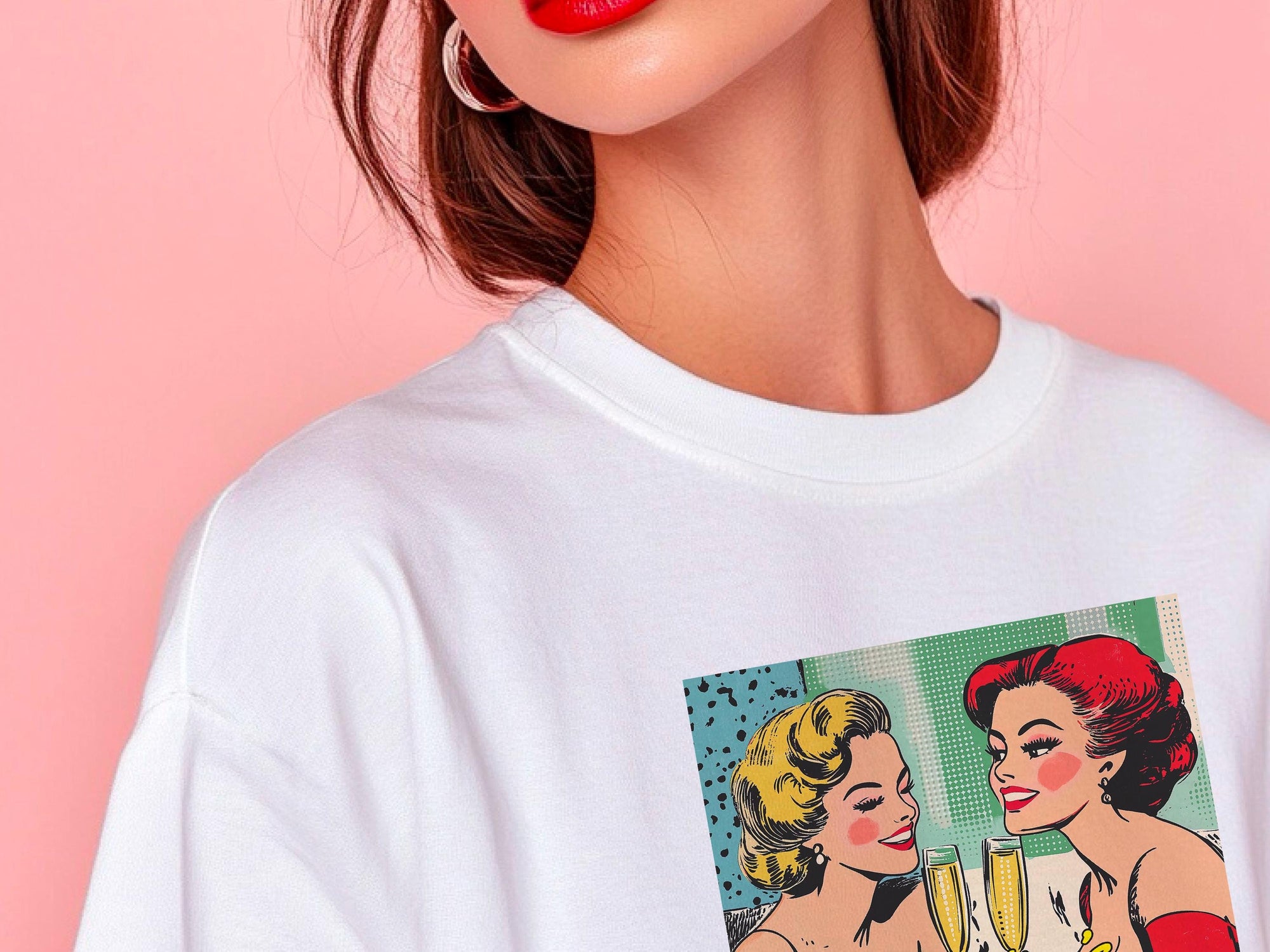 Happy Galentine's Day T-Shirt – Perfect Galentine Gift for Her or Girls’ Day Celebration