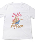 Hello Fifteen Shirt - 15th Birthday Shirt - Fifteenth Birthday Tee - 15 Year Old Gift - EST 2010 Shirt - Birthday Party Tee - Hello 15