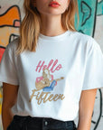 Hello Fifteen Shirt - 15th Birthday Shirt - Fifteenth Birthday Tee - 15 Year Old Gift - EST 2010 Shirt - Birthday Party Tee - Hello 15