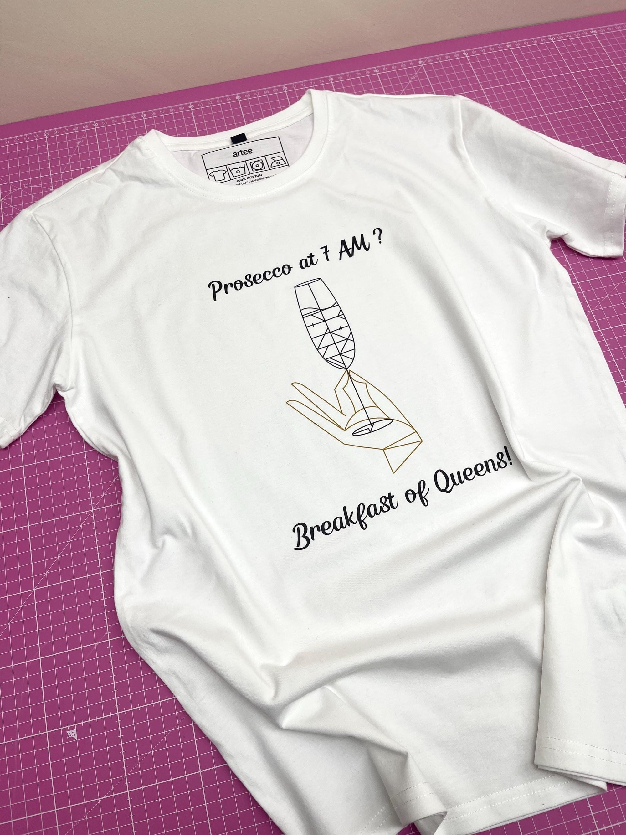 Prosecco Please T-Shirt - Prosecco Lover Gift, Prosecco Girl Tee, Champagne Problems & Prosecco Quote Shirt