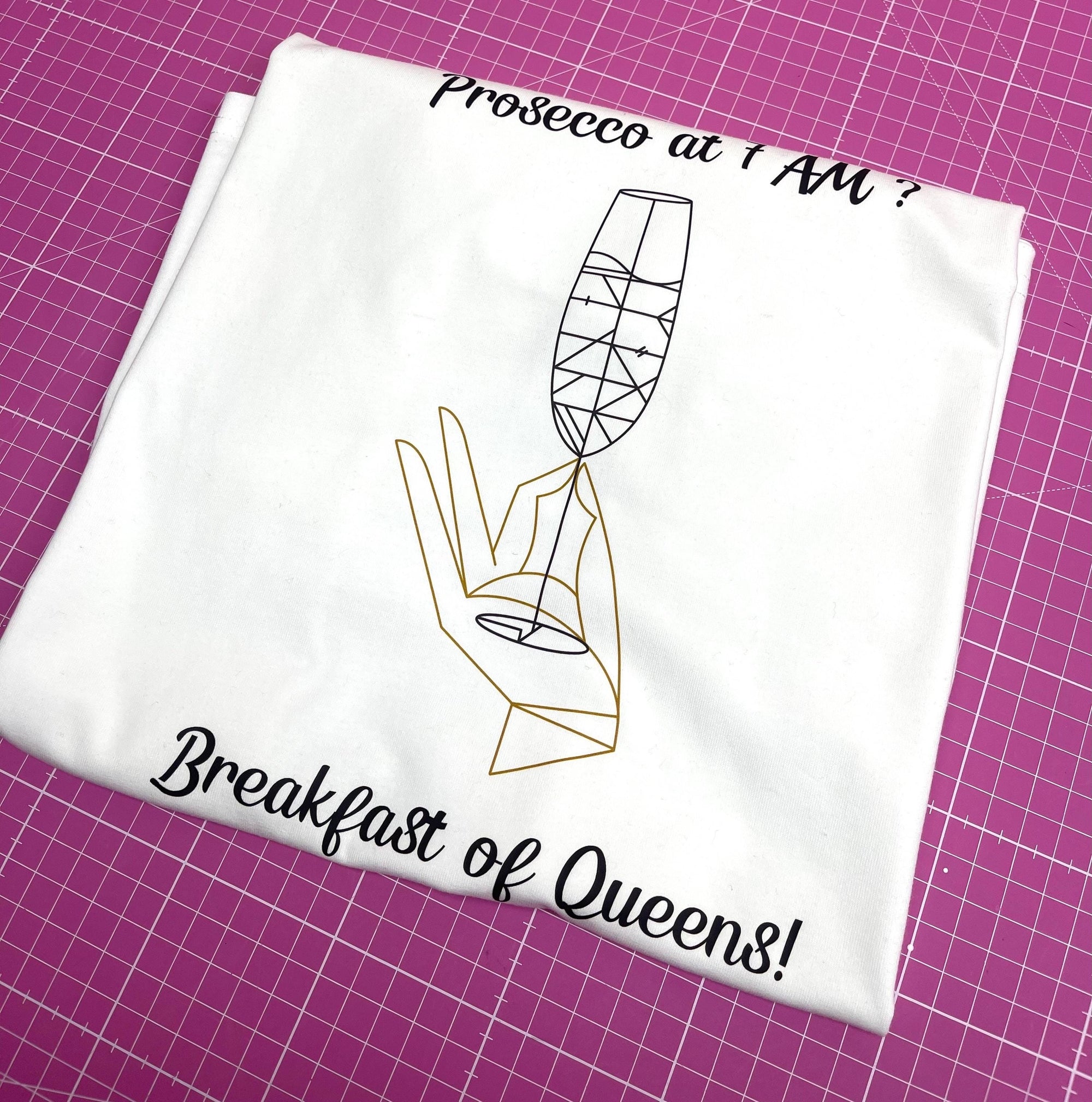 Prosecco Please T-Shirt - Prosecco Lover Gift, Prosecco Girl Tee, Champagne Problems & Prosecco Quote Shirt
