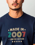 2007 18th Birthday T-Shirt | Funny 18th Gifts for Son, Gifts for Him | Classic 18th T-Shirt for Men