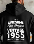 Epic Legend 1955 Hoodie | 70th Birthday Gift for Men | Funny 70th Hoodie | Born a Legend