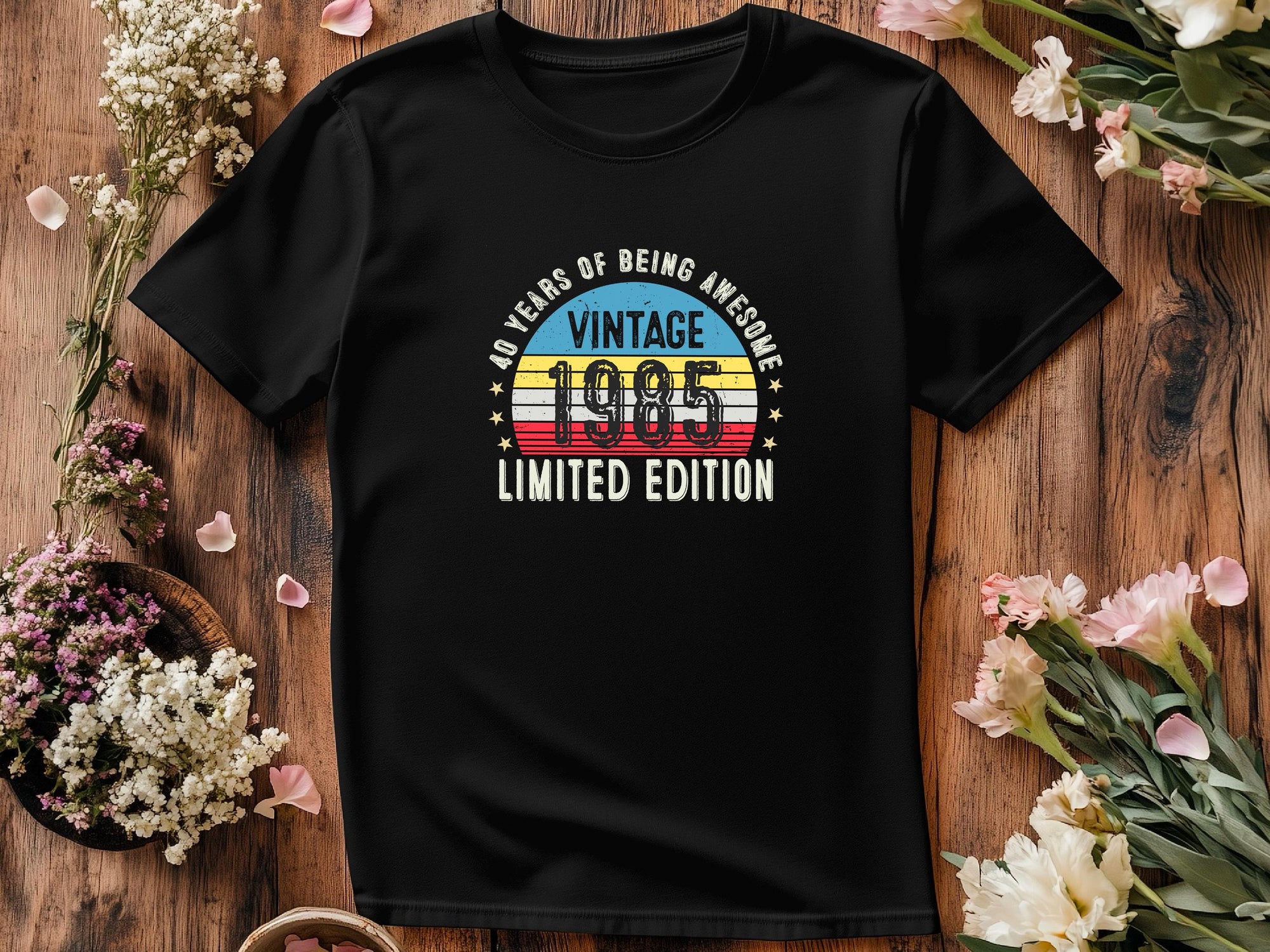 1985 40th Birthday T-Shirt | Funny 40th Gifts for Him, Gifts for Him | Classic 40th T-Shirt for Men