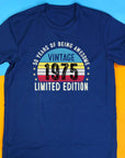 1975 50th Birthday T-Shirt | Funny 50th Gifts for Dad, Gifts for Him | Classic 50th T-Shirt for Men