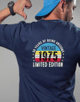 1975 50th Birthday T-Shirt | Funny 50th Gifts for Dad, Gifts for Him | Classic 50th T-Shirt for Men