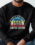 1985 40th Birthday Sweatshirt | Funny 40th Gifts for Dad, Gifts for Him | Cozy 40th Sweatshirt for Men