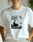 Cute Japanese Streetwear Panda T-Shirt – Panda Lover Gift, Kawaii Panda Tee
