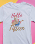 Hello Fifteen Shirt - 15th Birthday Shirt - Fifteenth Birthday Tee - 15 Year Old Gift - EST 2010 Shirt - Birthday Party Tee - Hello 15