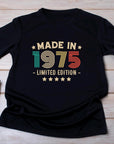 1975 50th Birthday T-Shirt | Funny 50th Gifts for Him, Gifts for Him | Classic 50th T-Shirt for Men