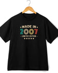 2007 18th Birthday T-Shirt | Funny 18th Gifts for Son, Gifts for Him | Classic 18th T-Shirt for Men