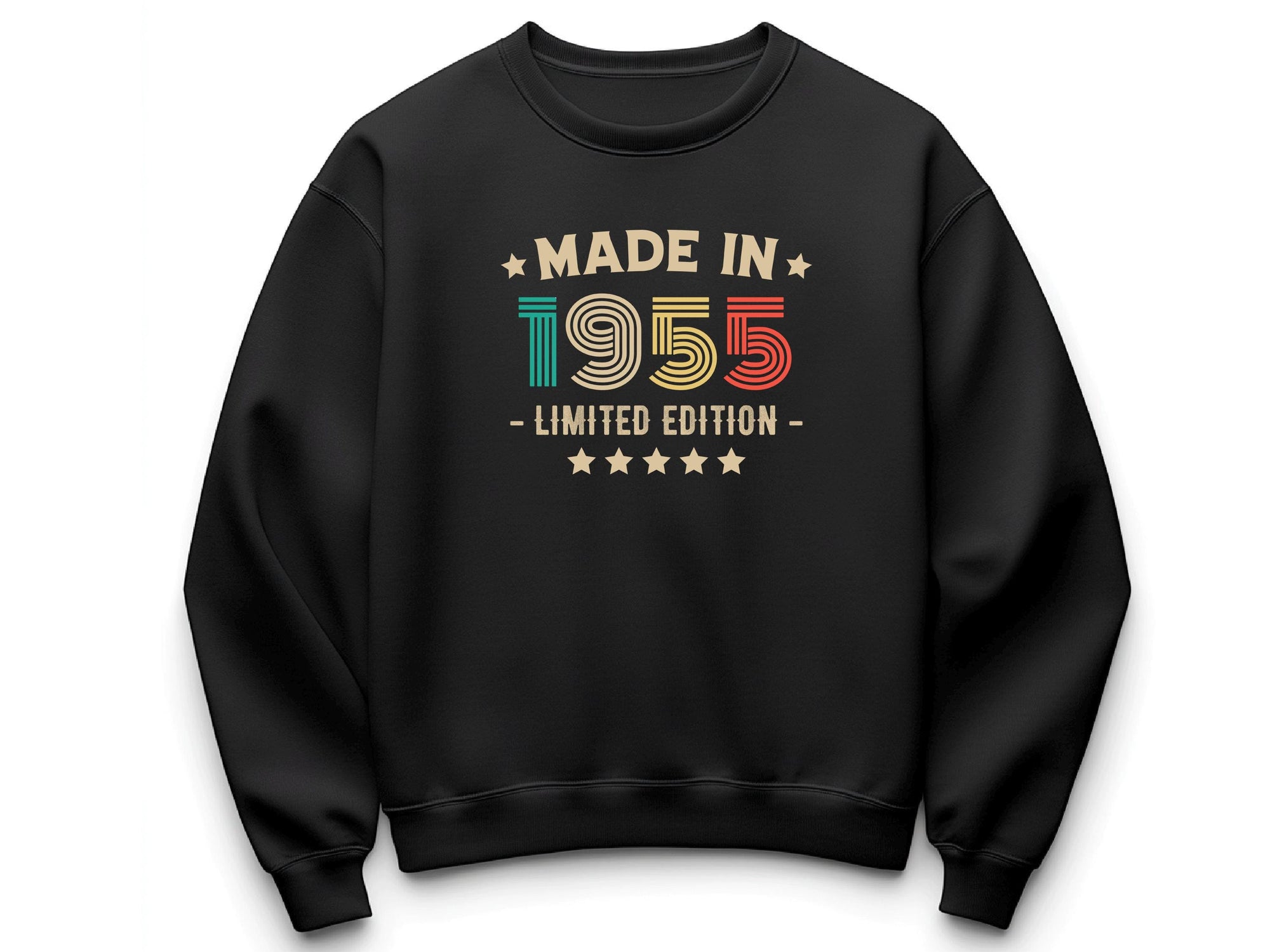 70th Birthday Sweatshirt | Vintage 1955 Limited Edition | Funny 70th Gift for Men, Dad | Cozy Seventieth Birthday Jumper