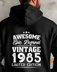 Epic Legend 1985 Hoodie | 40th Birthday Gift for Men | Funny 40th Hoodie | Born a Legend