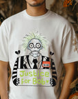 Beetlejuice Justice for Bob Graphic Organic Cotton T-Shirt