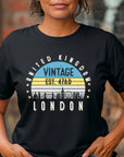 London T-Shirt United Kingdom Est. 47 AD | Vintage UK City Shirt | British Heritage Tee | England Souvenir | Gift for Traveler