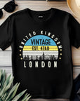 London T-Shirt United Kingdom Est. 47 AD | Vintage UK City Shirt | British Heritage Tee | England Souvenir | Gift for Traveler