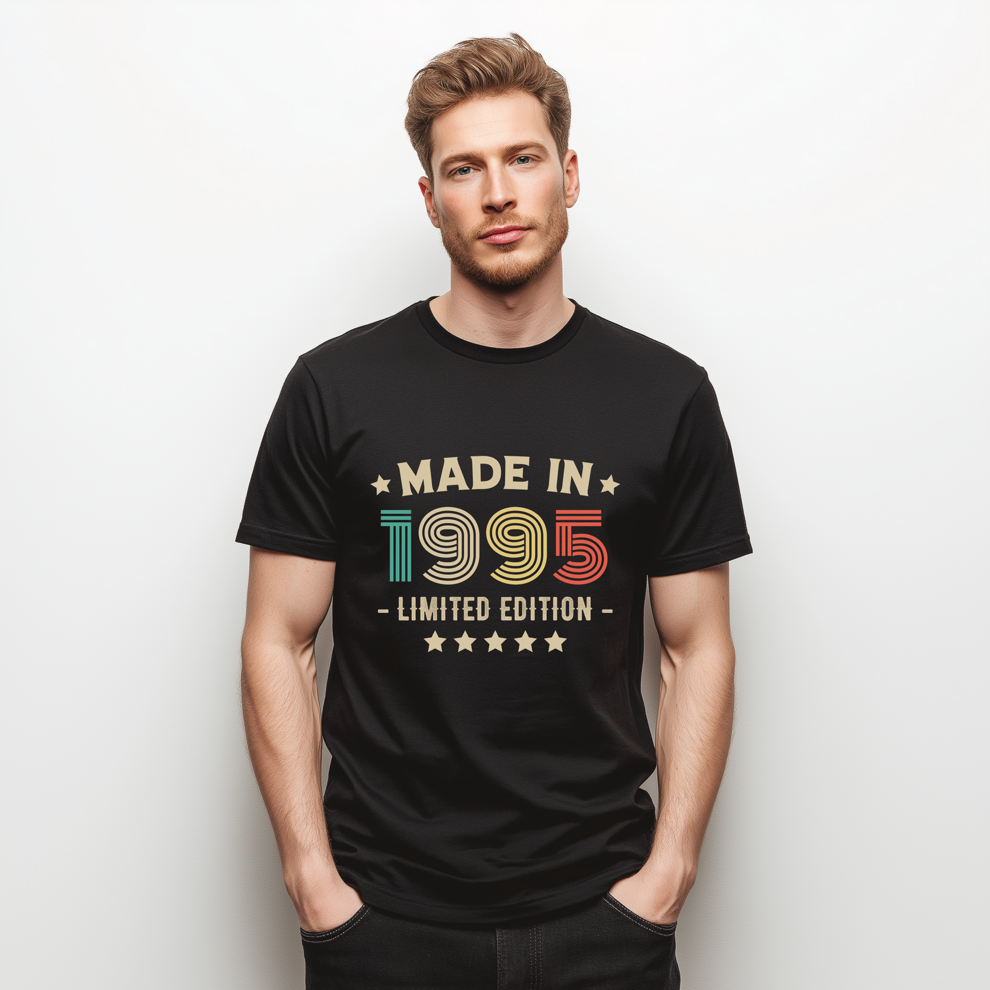 1995 30th Birthday T-Shirt | Funny 30th Gifts for Dad, Gifts for Him | Classic 30th T-Shirt for Men