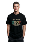 2007 18th Birthday T-Shirt | Funny 18th Gifts for Son, Gifts for Him | Classic 18th T-Shirt for Men