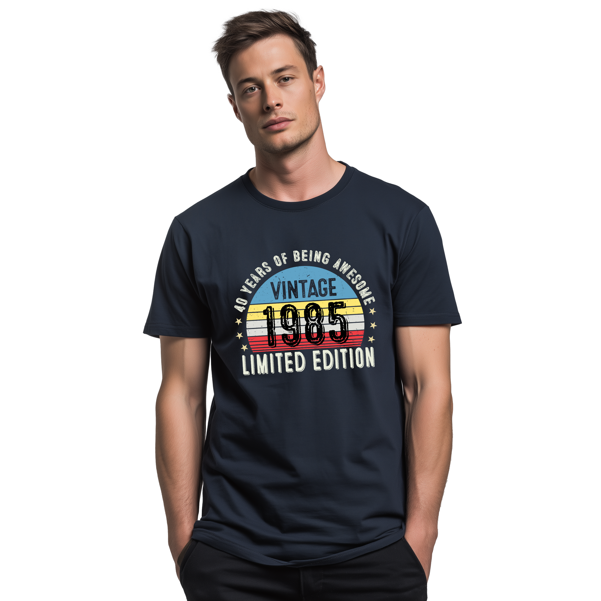 1985 40th Birthday T-Shirt | Funny 40th Gifts for Him, Gifts for Him | Classic 40th T-Shirt for Men
