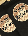 Officially Retired Socks – Funny Retirement Gift for Men & Women | Retirement Socks | Leaving Present | Happy Retirement Keepsake