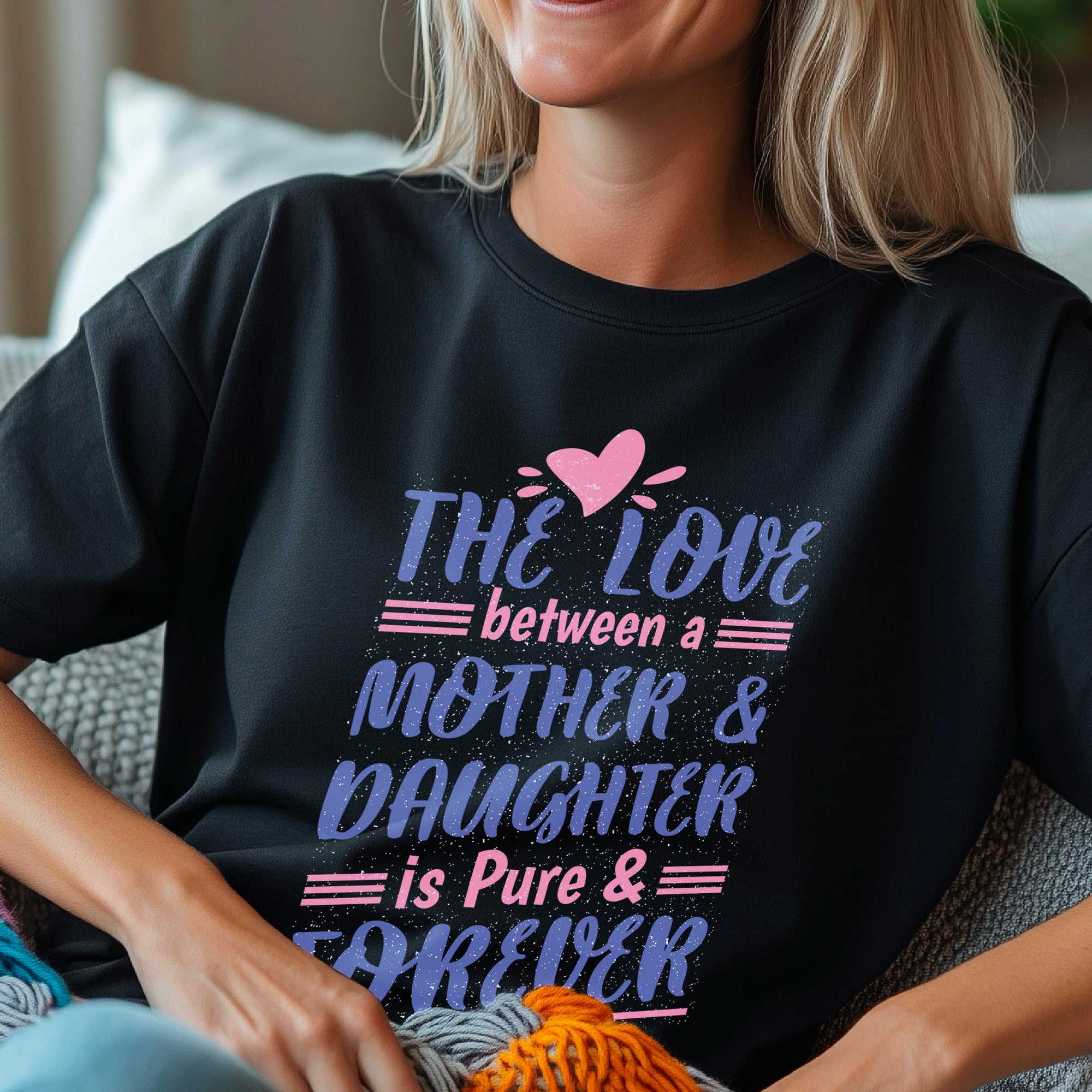 The love between mother and daughter, Mothers svg, Mom, Mama, Mommy and Me, Mothers Day T-shirt