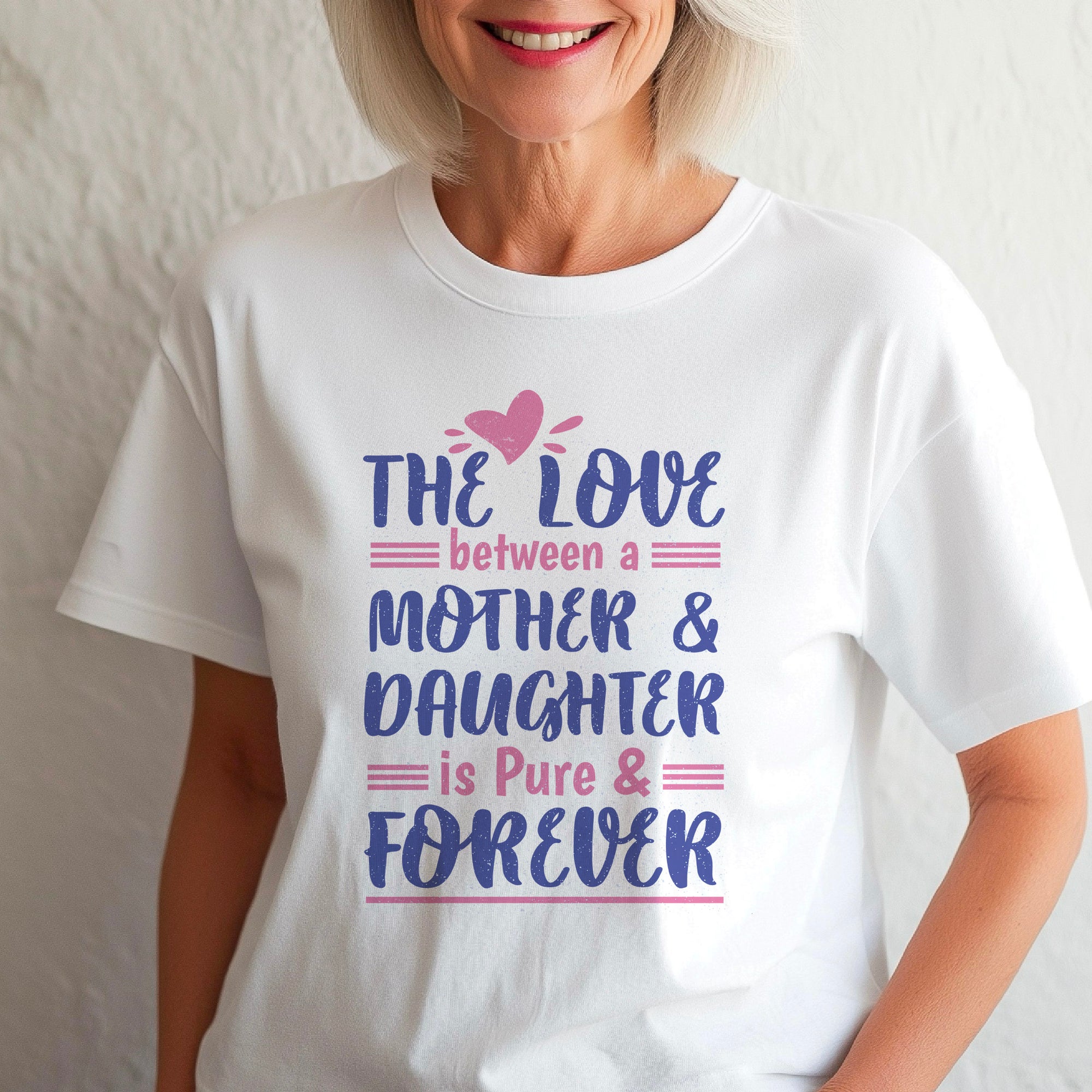 The love between mother and daughter, Mothers svg, Mom, Mama, Mommy and Me, Mothers Day T-shirt