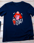 Funny Nurse Shirt, Boba Tea Lover Tee, Bubble Tea Gift T-Shirt for Nurses, Cute Medical Worker Tee, Nursing Life Shirt