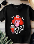 Funny Nurse Shirt, Boba Tea Lover Tee, Bubble Tea Gift T-Shirt for Nurses, Cute Medical Worker Tee, Nursing Life Shirt