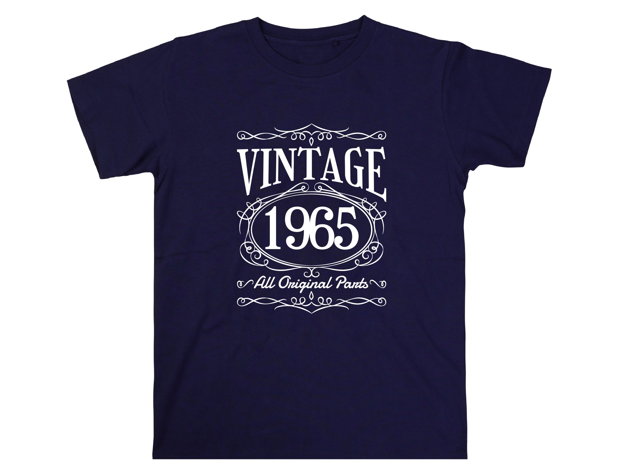 Vintage 1965 - All Original Parts T-Shirt, 60th Birthday Gift for Men, Funny 60th Gift for Dad, Classic 1965 T-Shirt