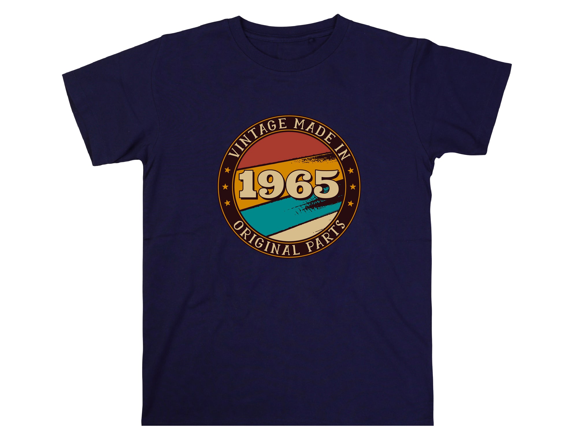 Vintage 1965 - Made with Original Parts T-Shirt, 60th Birthday Gift for Men, Funny 60th Gift for Dad, Classic 1965 T-Shirt