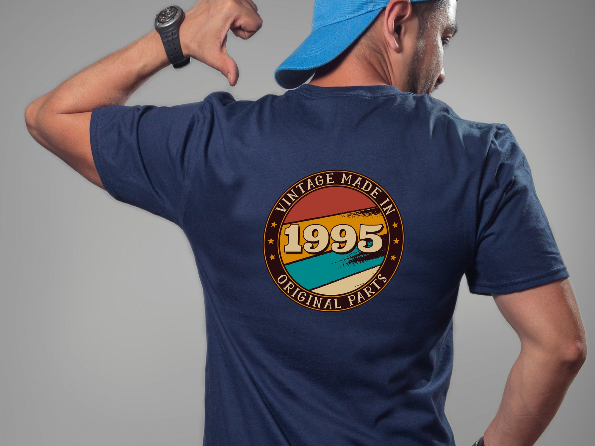 Vintage 1995 - 30th Birthday T-Shirt, Made with Original Parts, Funny 30th Gift for Dad, 30th Gifts for Men, 30th T-Shirt